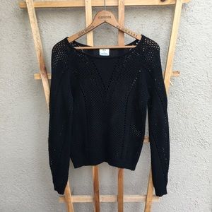 PINS & NEEDLES Black Sweater | S